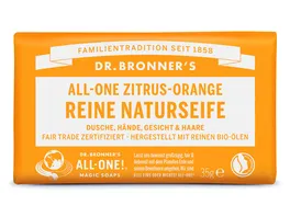 DR BRONNER S reine Naturseife Zitrus Orange