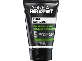 L OREAL PARIS MEN EXPERT Pure Charcoal Waschgel Anti Hautunreinheiten