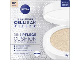 NIVEA Hyaluron Cellular Filler 3in1 Pflege Cushion Mittel LSF15 15g