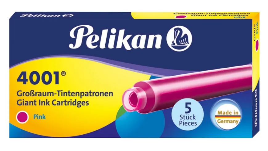 Pelikan Grossraumpatrone 4001® pink 5 Stück