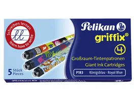 Pelikan Tintenpatrone fuer griffix 5er Pack