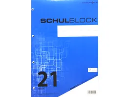 PAPERZONE Schulblock A4 Lineatur 21 100 Blatt