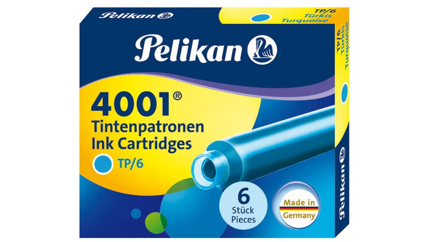 5 Patr. kostenloser Versand Pelikan Großraum Tintenpatronen GTP/5 pink 
