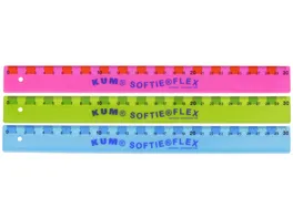 KUM Lineal 30 cm Softie Flex L03 sortiert