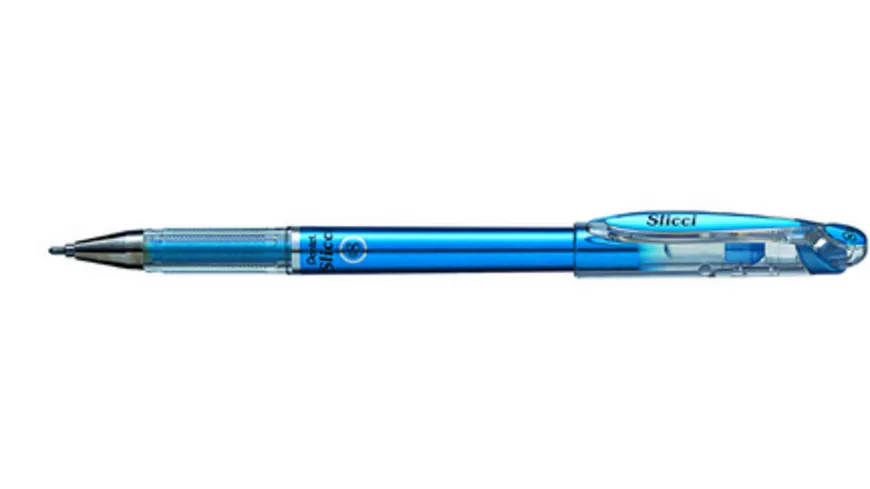 Pentel Tintenroller Slicci Metallic blau