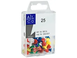 ALCO Pin Wand Nadeln 120 Stueck farbig
