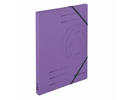 herlitz Ringbuch A4 mit Eckspanner violett