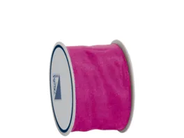TRUBA Drahtkantenband auf Rolle 40mm x 3m pink