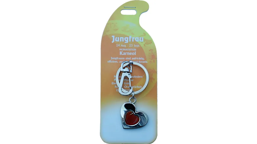 Schlüsselanhänger Jungfrau - Karneol