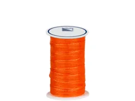 TRUBA Chiffonband mit Webkante 7mm x 5m orange