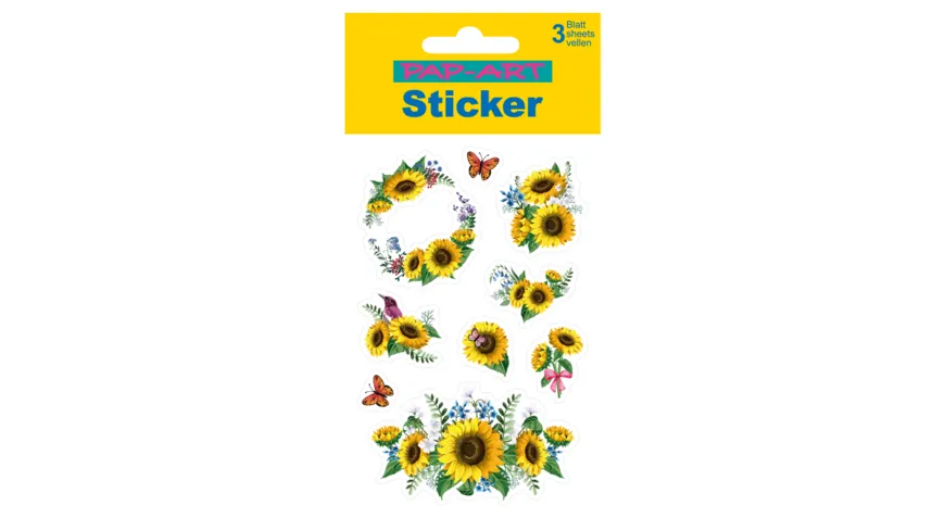PAP-ART Sticker Sonnenblumen