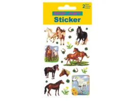 PAP ART Sticker Glitter Pferde