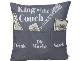 HERGO Kissen Sofahelden King Of The Couch