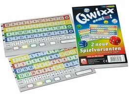 Nuernberger Spielkarten Verlag Qwixx gemiXXt Zusatzbloecke 2er