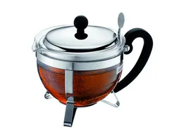 bodum Teebereiter Chambord mit Edelstahlfilter 1l