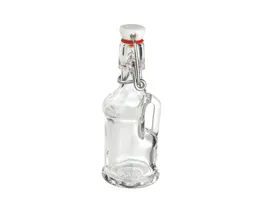 MAeSER Glasflasche mit Buegelverschluss Siphon 0 04l