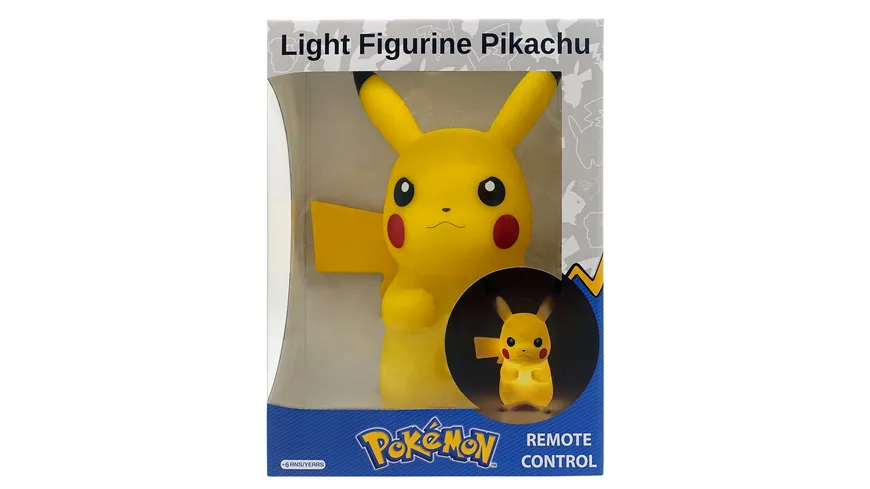 POKÉMON - LED-Lampe Pikachu 25 cm [mit Fernbedienung]