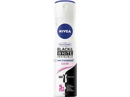 NIVEA Deo Spray Invisible for Black White Clear Antitranspirant 150 Ml