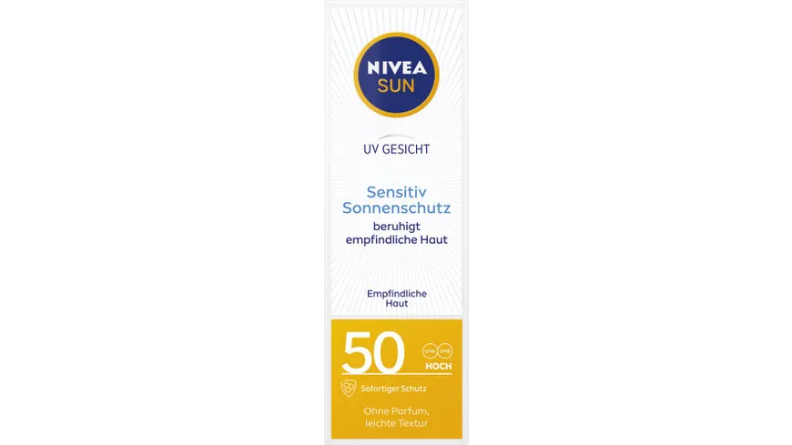 Nivea Sun Face Sensitiv Lsf50 Online Bestellen Muller