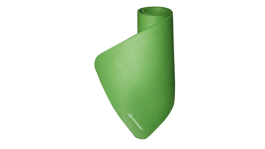 Schildkröt-Fitness - Fitnessmatte, 15 mm, Grün, mit Tragegurt
