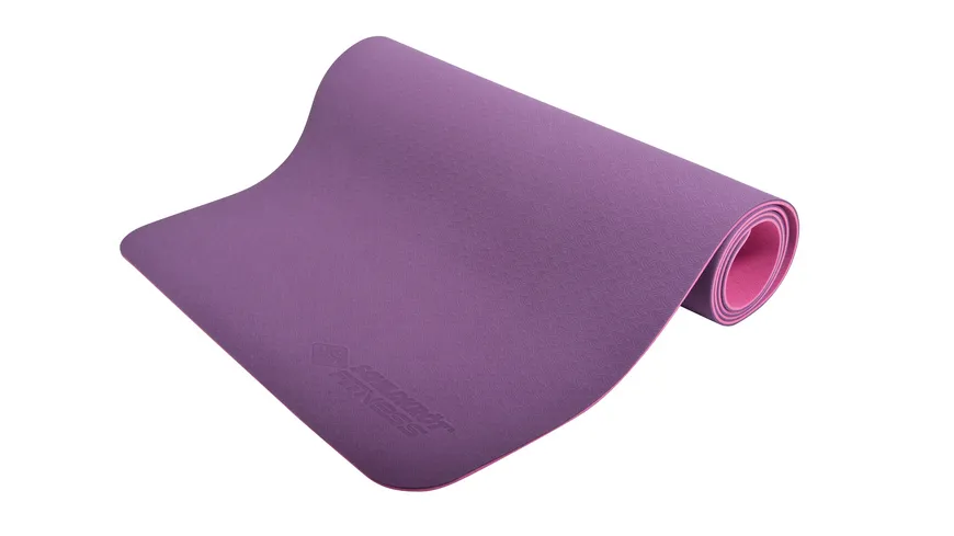 Schildkröt-Fitness - BICOLOR Yogamatte, Purple-Pink, 4mm, PVC-frei, im Carrybag