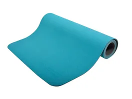 Schildkroet Fitness BICOLOR Yogamatte Petrol Anthrazit 4mm PVC frei im Carrybag