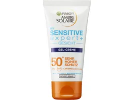 Garnier Ambre Solaire Sonnencreme Sensitive Expert Gesicht Gel Creme LSF 50