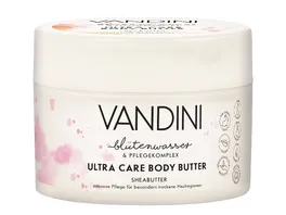 VANDINI CARE Ultra Body Butter Sheabutter Fuer besonders trockene Haut 200 ml