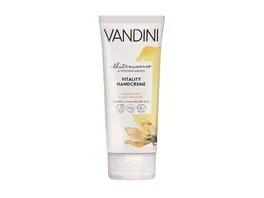 VANDINI VITALITY Handcreme Vanillebluete Macadamiaoel Trockene anspruchsvolle Haut 75 ml