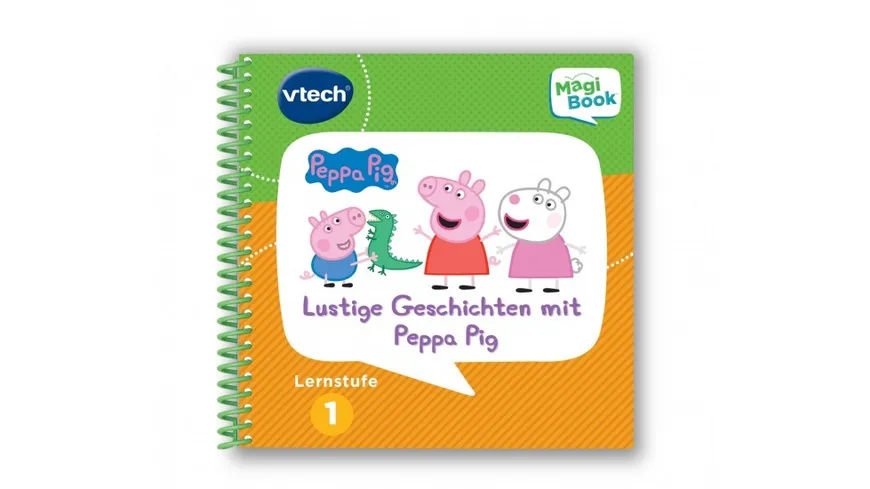 VTech - MagiBook Lernstufe 1 - Lustige Geschichten mit Peppa Pig 3D