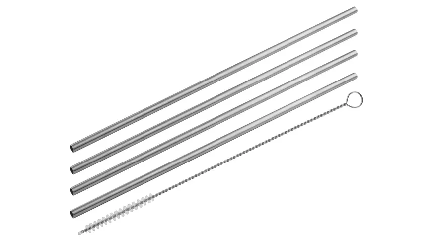 Senhai 7 breite Strohhalme aus Edelstahl 25,1 cm und 26,7 cm lang Durchmesser: 0,6 cm wiederverwendbare Metall-Trinkhalme für Smoothies und kalte Getränke 0,8 cm 0,9 cm und 1,2 cm 