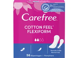 Carefree Cotton Feel Normal Flexiform 56 Stueck