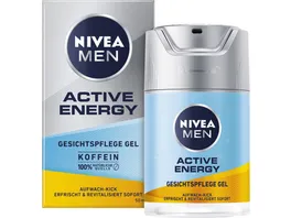 Nivea Men Active Energy Gesichtspfl ege Gel 50ml