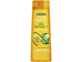 Fructis Shampoo Oil Repair 3 Olive Avocado Shea 300ml fuer trockenes und strapaziertes Haar kraeftigend