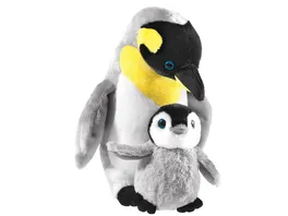 Heunec Misanimo Pinguin mit Baby 30 cm