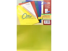 OfficeLINE Aktenhuellen A4 farbig sortiert glasklar 10 Stueck