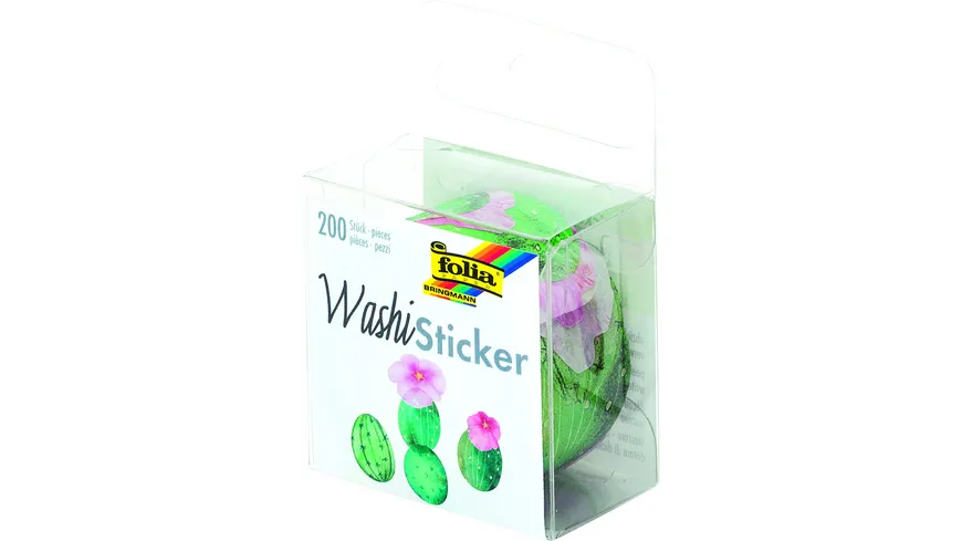 folia Washi-Sticker Kakteen