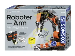 KOSMOS Roboter Arm Modellbausatz fuer deinen elektrischen Roboterarm