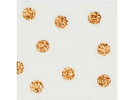 folia washi Tape Hotfoil Dots rose gold
