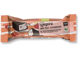 Veganz Bio Choc Bar Strawberry