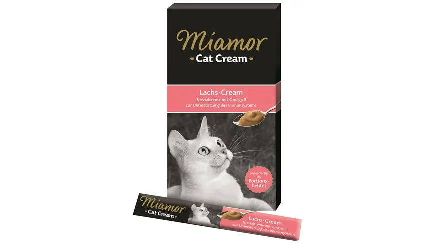 Miamor Katzensnack Lachs-Cream 11x6x15g