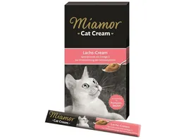Miamor Katzensnack Lachs Cream 6x15g