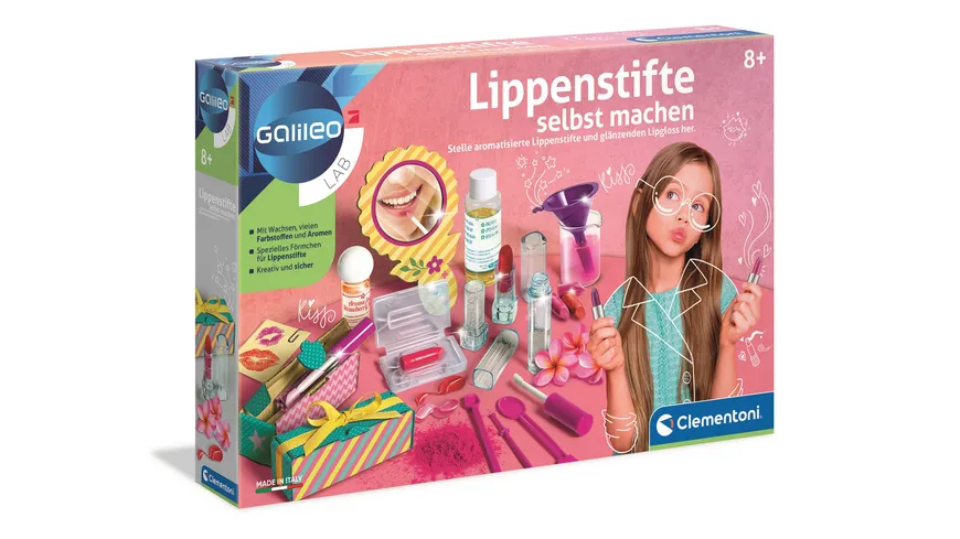 Clementoni Galileo Lippenstifte selber machen für Kinder ab 8 59117 NEU+OVP