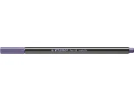 STABILO Premium Metallic Filzstift STABILO Pen 68 metallic Einzelstift metallic violett
