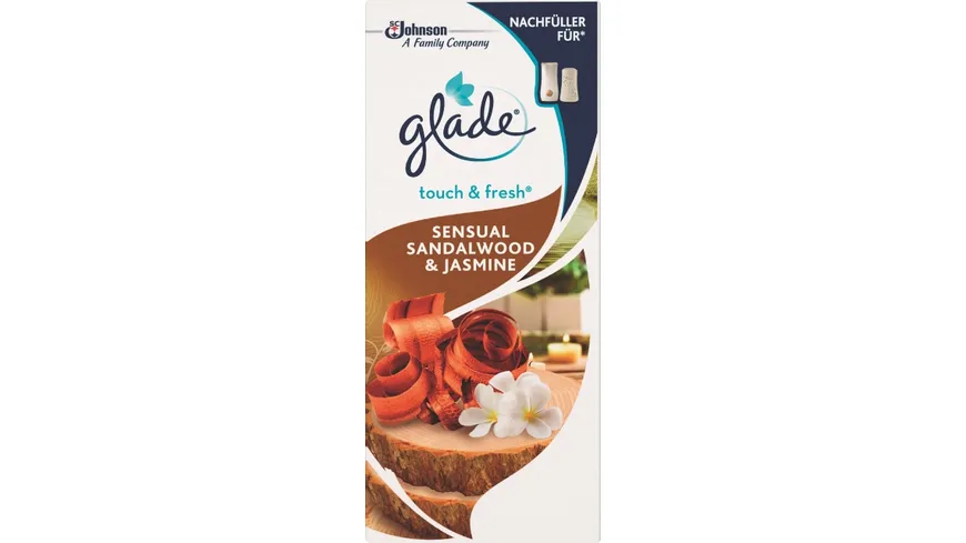 Glade Touch & Fresh Minispray Nachfüller Sensual Sandalwood & Jasmine, 10ml