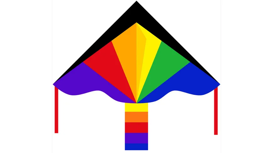 Ecoline - Simple Flyer Rainbow 120cm