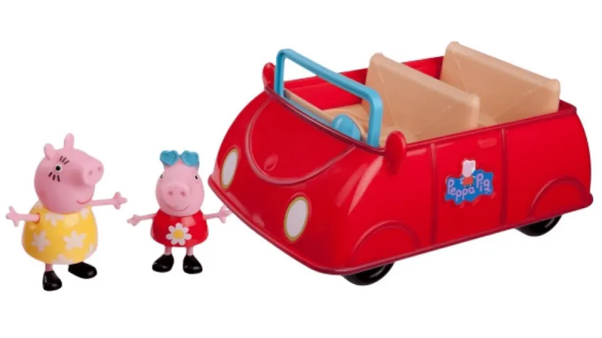 Jazwares Peppa Pig Grosses Rotes Auto Mit 2 Figuren Online Bestellen Muller