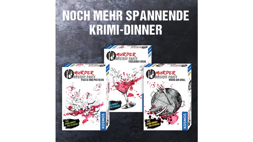 KOSMOS - Murder Mystery Party - Tödlicher Wein - Das Krimi ...