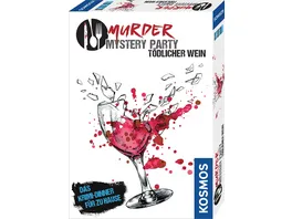 KOSMOS Murder Mystery Party Toedlicher Wein Das Krimi Dinner fuer zu Hause