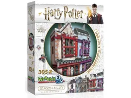 Wrebbit 3D Puzzle Harry Potter 3D Puzzle Qualitaets Quidditch Shop Apotheke 305 Teile